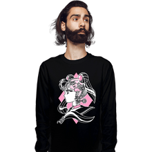 Load image into Gallery viewer, Shirts Long Sleeve Shirts, Unisex / Small / Black Magical Lock and Time Key II
