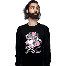 Load image into Gallery viewer, Shirts Long Sleeve Shirts, Unisex / Small / Black Magical Lock and Time Key II
