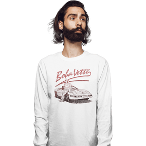 Shirts Long Sleeve Shirts, Unisex / Small / White Boba Vette