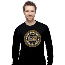 Load image into Gallery viewer, Daily_Deal_Shirts Long Sleeve Shirts, Unisex / Small / Black Never Ending Emblem
