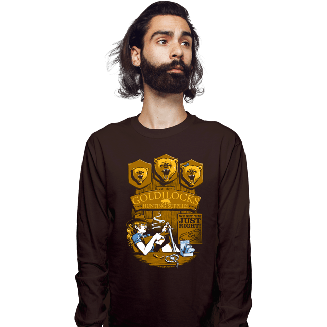 Secret_Shirts Long Sleeve Shirts, Unisex / Small / Dark Chocolate Goldilocks