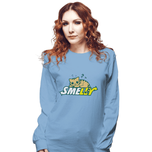 Secret_Shirts Long Sleeve Shirts, Unisex / Small / Powder Blue Smelly Cat Secret Sale