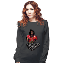 Load image into Gallery viewer, Secret_Shirts Long Sleeve Shirts, Unisex / Small / Charcoal DJ Sho Nuff
