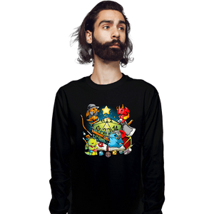 Daily_Deal_Shirts Long Sleeve Shirts, Unisex / Small / Black Christmas RPG