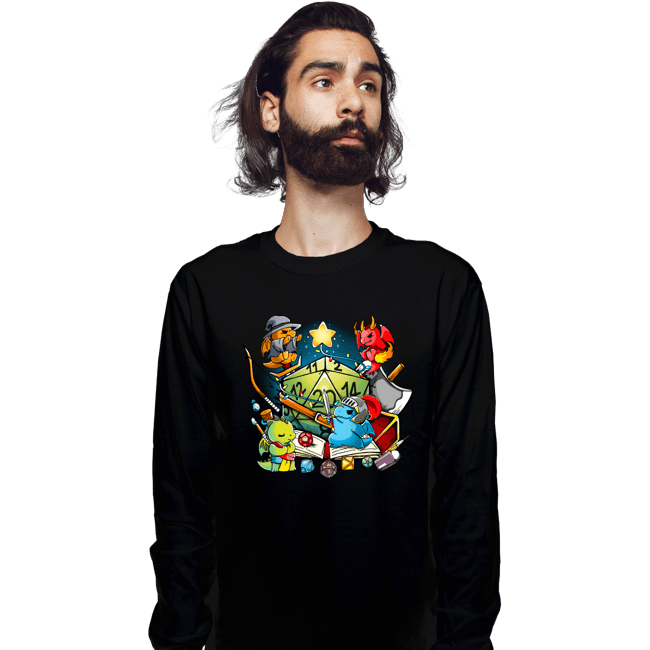 Daily_Deal_Shirts Long Sleeve Shirts, Unisex / Small / Black Christmas RPG