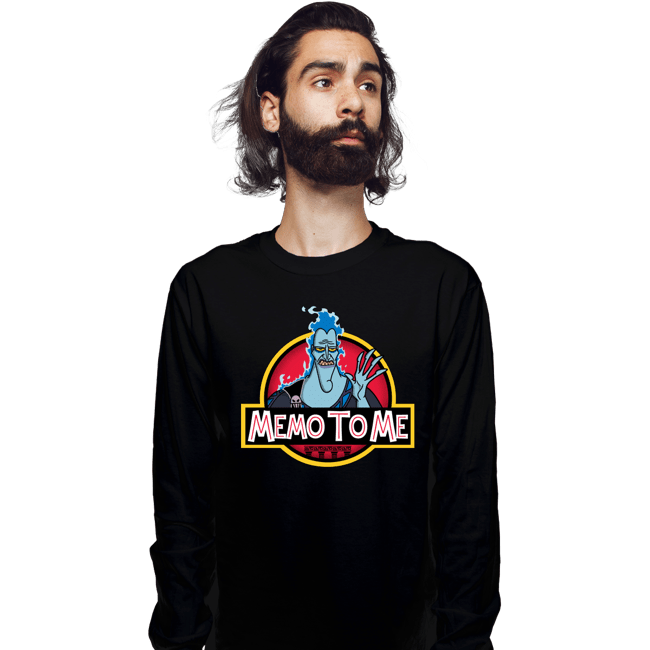 Daily_Deal_Shirts Long Sleeve Shirts, Unisex / Small / Black Memo To Me