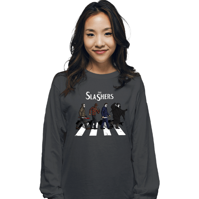 Daily_Deal_Shirts Long Sleeve Shirts, Unisex / Small / Charcoal The Slashers