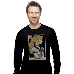 Daily_Deal_Shirts Long Sleeve Shirts, Unisex / Small / Black Tarot Of The Moon