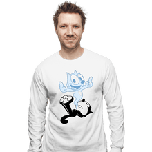 Load image into Gallery viewer, Shirts Long Sleeve Shirts, Unisex / Small / White RIP Felix
