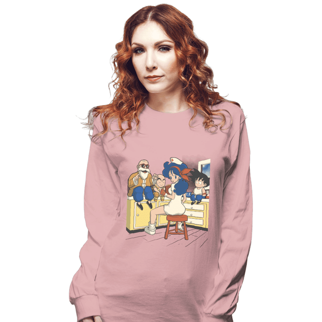 Shirts Long Sleeve Shirts, Unisex / Small / Pink Kame 182
