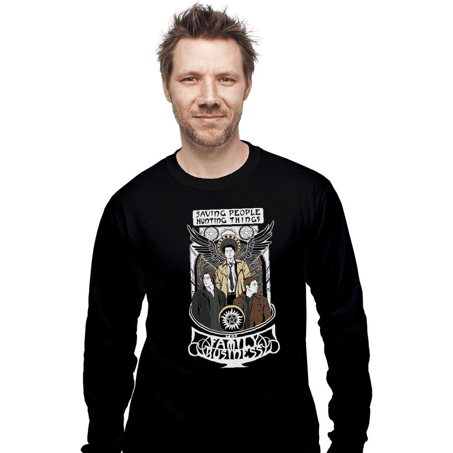 Shirts Long Sleeve Shirts, Unisex / Small / Black The Family Business