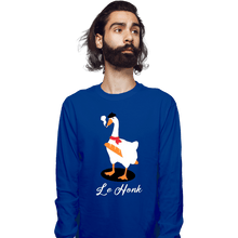 Load image into Gallery viewer, Secret_Shirts Long Sleeve Shirts, Unisex / Small / Royal Blue Le Honk
