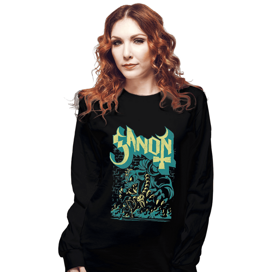Shirts Long Sleeve Shirts, Unisex / Small / Black Monstrous Prince Of Darkness