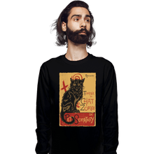 Load image into Gallery viewer, Shirts Long Sleeve Shirts, Unisex / Small / Black Chat Zombi
