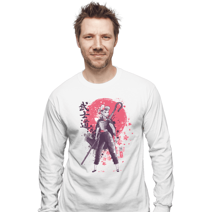 Shirts Long Sleeve Shirts, Unisex / Small / White Ronin Bo