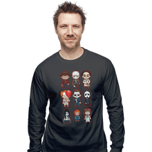 Load image into Gallery viewer, Daily_Deal_Shirts Long Sleeve Shirts, Unisex / Small / Charcoal Chibi Horror
