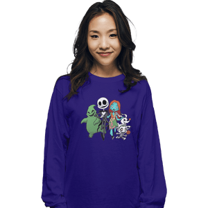 Shirts Long Sleeve Shirts, Unisex / Small / Violet Nightmare BFFs