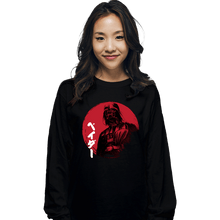 Load image into Gallery viewer, Daily_Deal_Shirts Long Sleeve Shirts, Unisex / Small / Black Red Sun Vader

