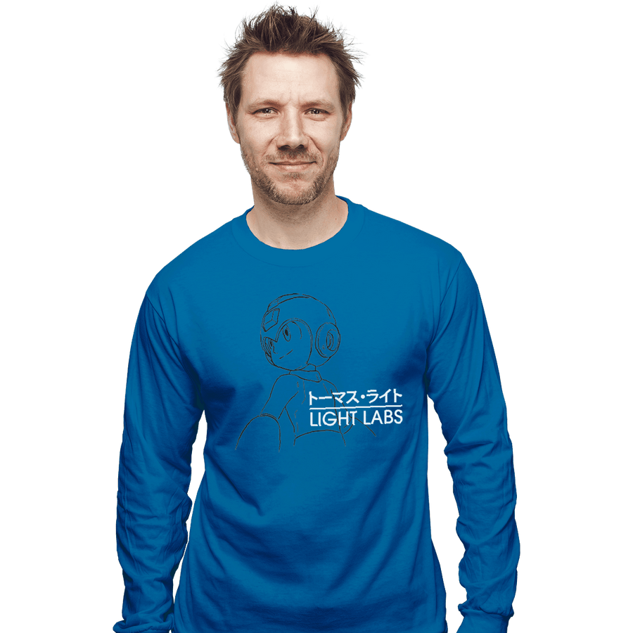 Shirts Long Sleeve Shirts, Unisex / Small / Sapphire Light Labs