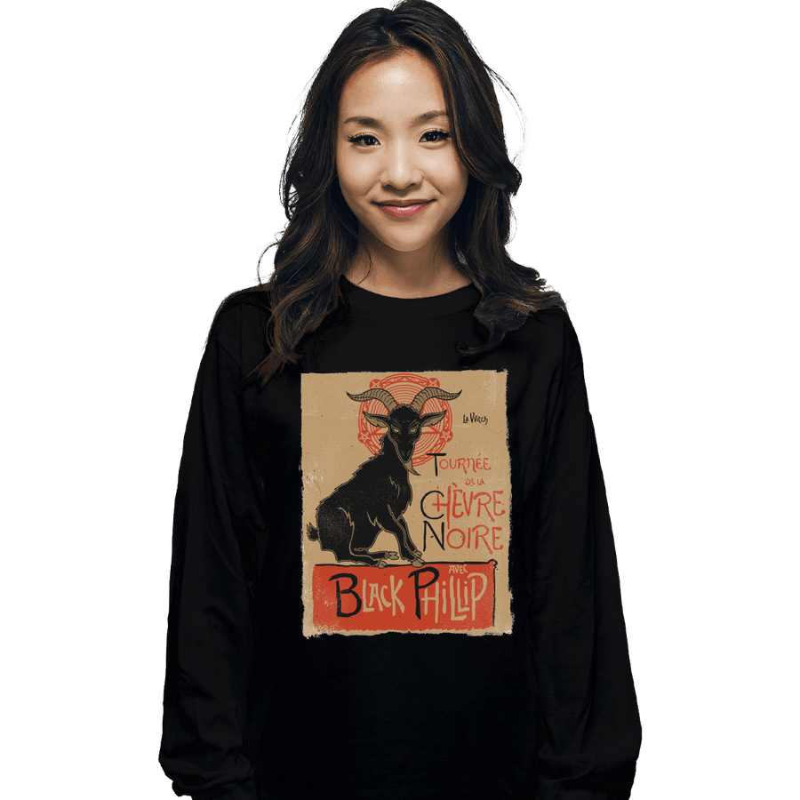 Shirts Long Sleeve Shirts, Unisex / Small / Black Black Goat Tour