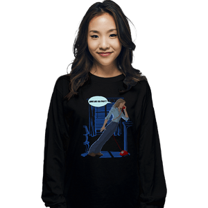 Secret_Shirts Long Sleeve Shirts, Unisex / Small / Black A Halloween Criminal