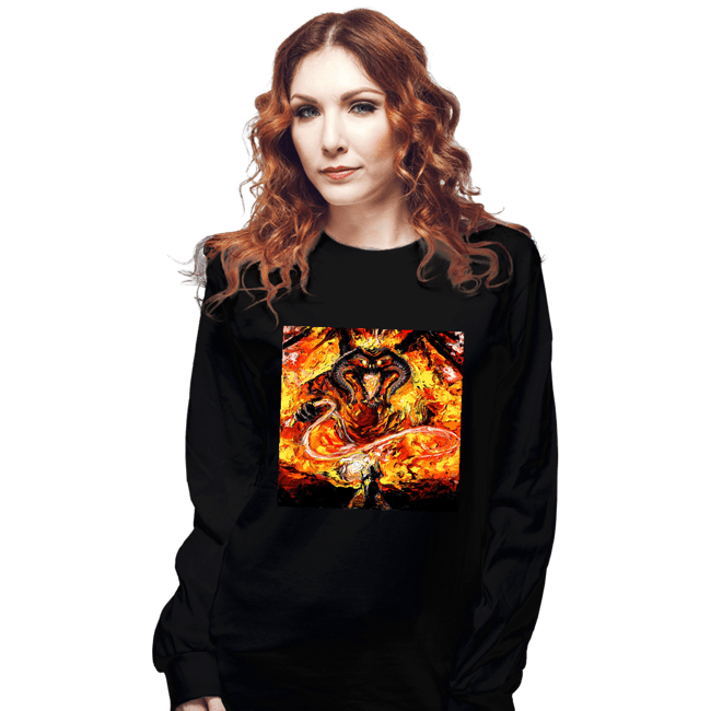 Secret_Shirts Long Sleeve Shirts, Unisex / Small / Black Van Gogh Never Passed.
