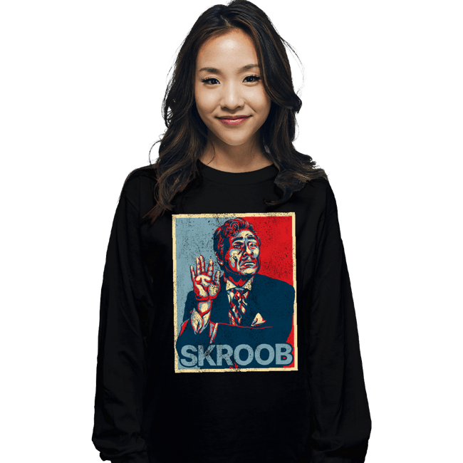Daily_Deal_Shirts Long Sleeve Shirts, Unisex / Small / Black Skroob Hope