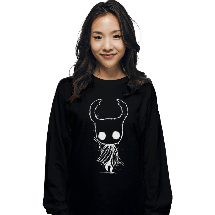 Shirts Long Sleeve Shirts, Unisex / Small / Black Hollow Sketch