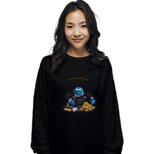 Load image into Gallery viewer, Daily_Deal_Shirts Long Sleeve Shirts, Unisex / Small / Black Cookiesface

