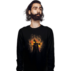 Shirts Long Sleeve Shirts, Unisex / Small / Black Jafar Art