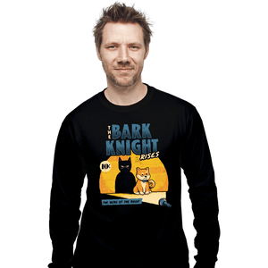 Daily_Deal_Shirts Long Sleeve Shirts, Unisex / Small / Black The Bark Knight