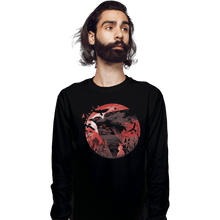 Load image into Gallery viewer, Shirts Long Sleeve Shirts, Unisex / Small / Black Birds
