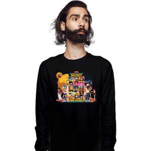 Shirts Long Sleeve Shirts, Unisex / Small / Black Select 90s Heroes