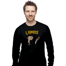 Load image into Gallery viewer, Shirts Long Sleeve Shirts, Unisex / Small / Black Lumos
