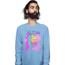 Load image into Gallery viewer, Shirts Long Sleeve Shirts, Unisex / Small / Powder Blue Vapor De Milo
