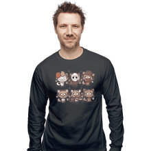 Load image into Gallery viewer, Shirts Long Sleeve Shirts, Unisex / Small / Charcoal Kawaii Killers
