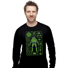 Load image into Gallery viewer, Daily_Deal_Shirts Long Sleeve Shirts, Unisex / Small / Black Donatello Model Sprue
