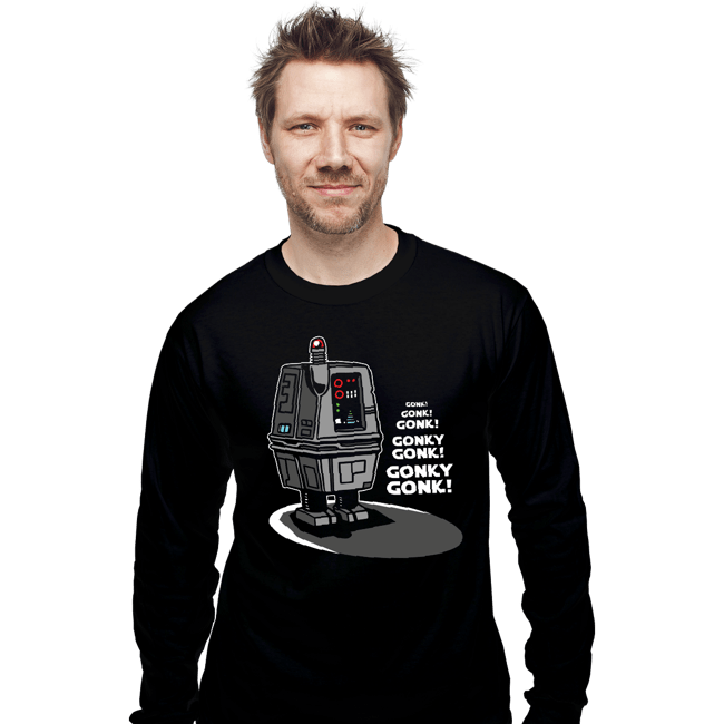 Daily_Deal_Shirts Long Sleeve Shirts, Unisex / Small / Black Gonk!