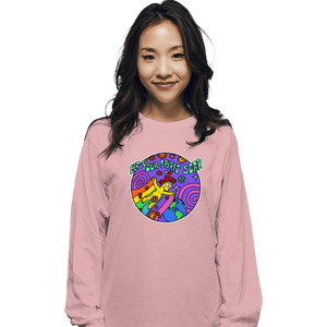 Shirts Long Sleeve Shirts, Unisex / Small / Pink Homer Hippy