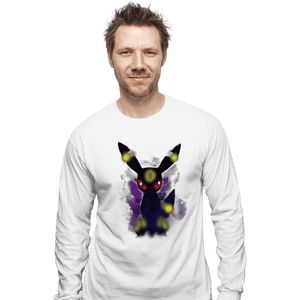 Secret_Shirts Long Sleeve Shirts, Unisex / Small / White Dark Type Watercolor