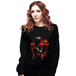 Daily_Deal_Shirts Long Sleeve Shirts, Unisex / Small / Black The Demon Barber
