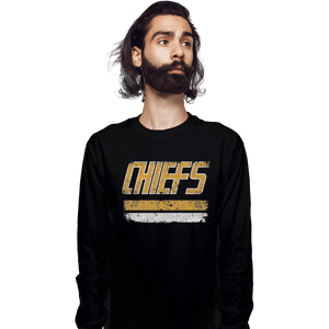 Shirts Long Sleeve Shirts, Unisex / Small / Black Chiefs Retro