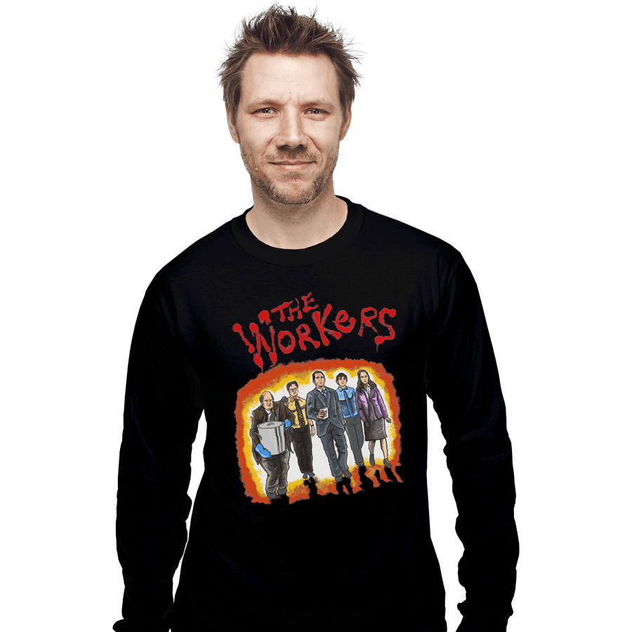 Shirts Long Sleeve Shirts, Unisex / Small / Black The Workers
