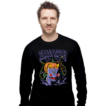 Load image into Gallery viewer, Shirts Long Sleeve Shirts, Unisex / Small / Black Spookasaur
