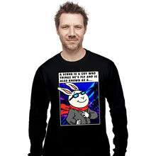 Load image into Gallery viewer, Daily_Deal_Shirts Long Sleeve Shirts, Unisex / Small / Black Busta
