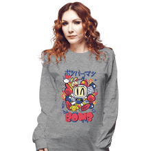 Load image into Gallery viewer, Daily_Deal_Shirts Long Sleeve Shirts, Unisex / Small / Sports Grey Explosive Strategist

