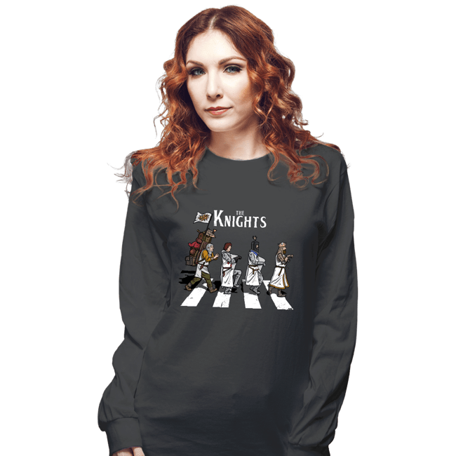 Daily_Deal_Shirts Long Sleeve Shirts, Unisex / Small / Charcoal The Knights Road