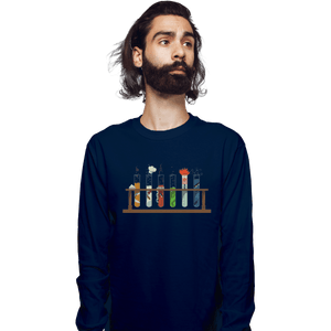 Shirts Long Sleeve Shirts, Unisex / Small / Navy Muppet Science