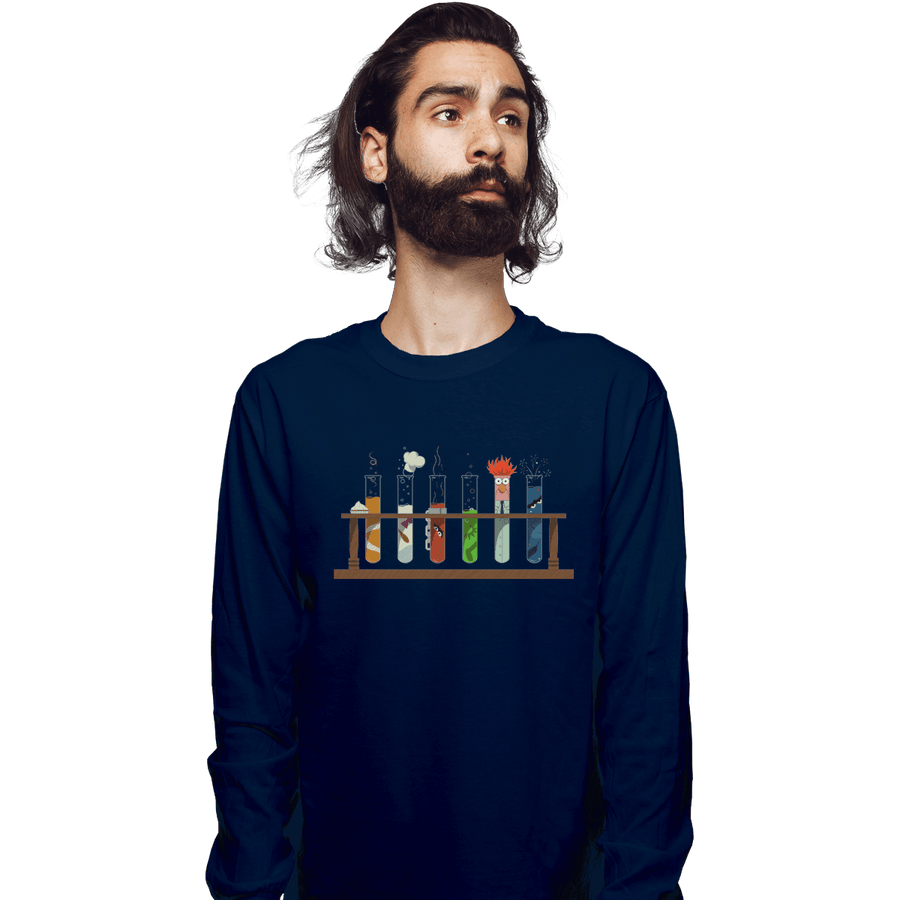 Shirts Long Sleeve Shirts, Unisex / Small / Navy Muppet Science