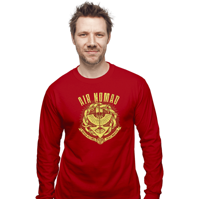 Shirts Long Sleeve Shirts, Unisex / Small / Red Air Is Peaceful